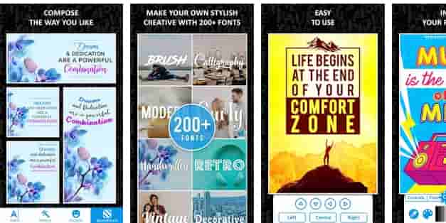 Font Rush best fonts logo design app