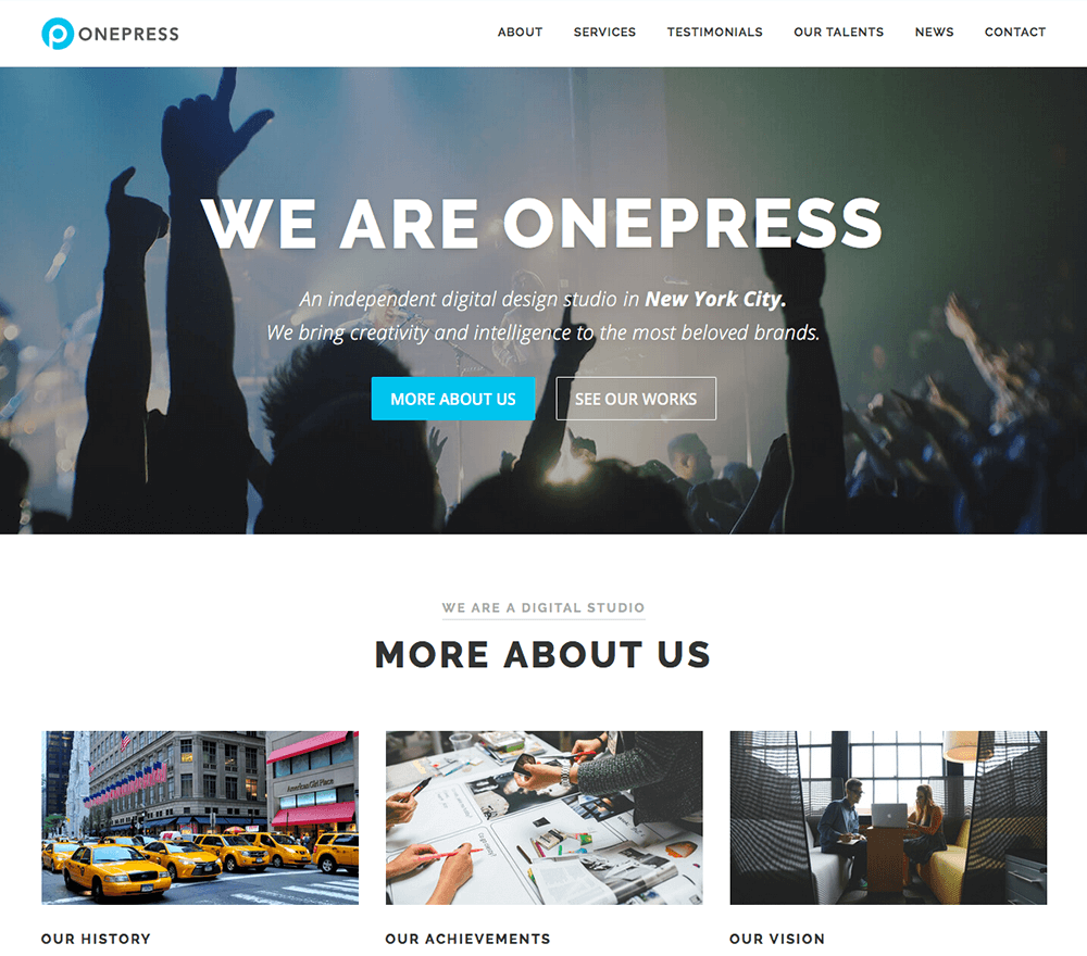 5 themes for wordpress